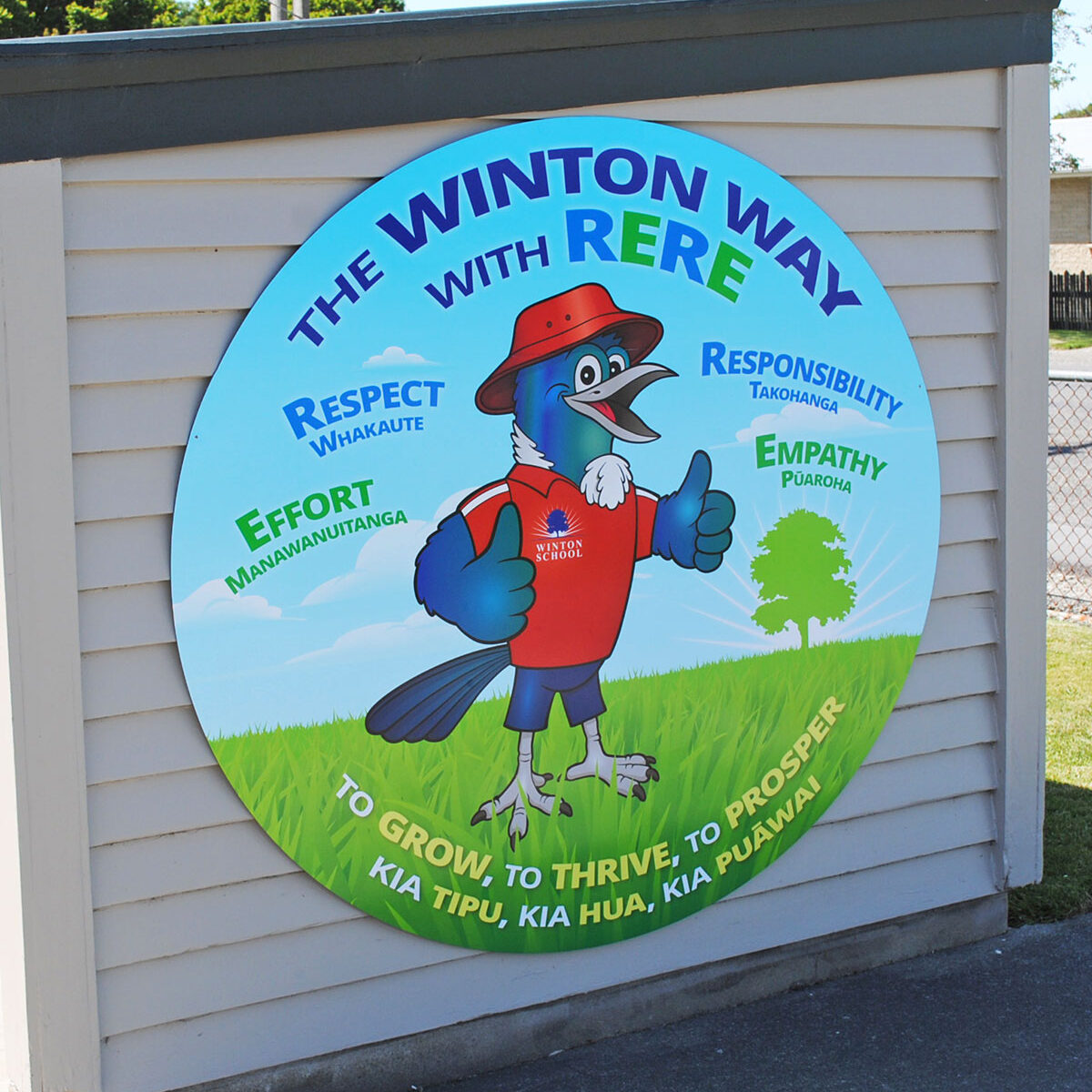 Winton Way Wall Graphic Southland NZ